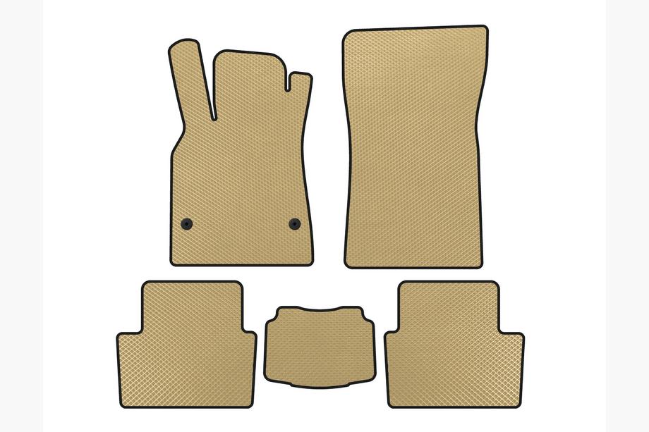 Renault Fluence 2009-2016 рр. Килимки EVA (SD, Бежевий) Image