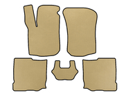 Seat Leon 1999-2005 рр. Килимки EVA (HB, 5-ти дверний, Бежевий) фото 1