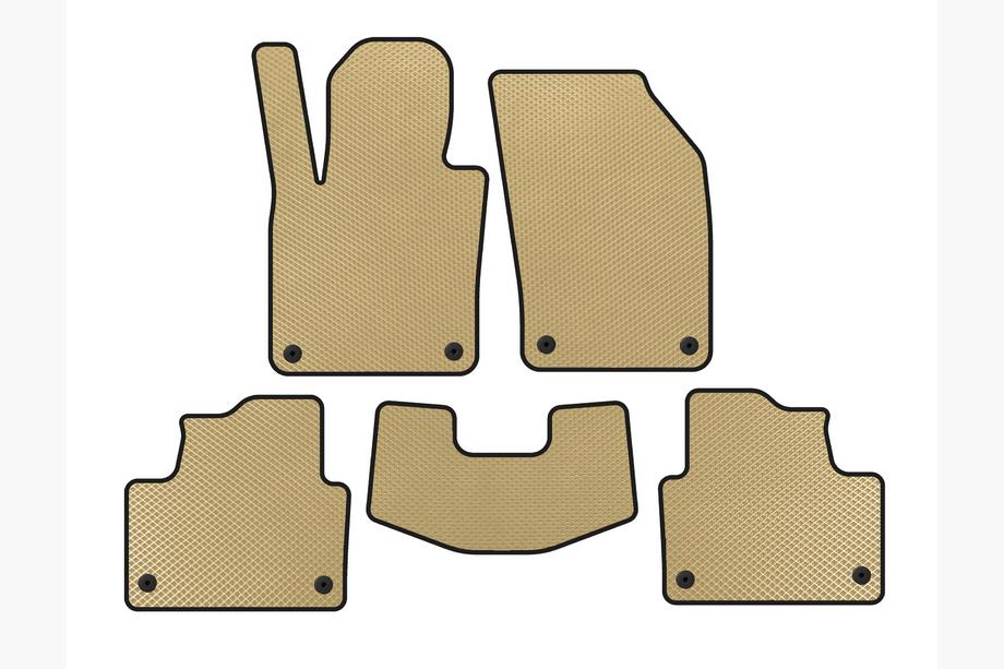 Volvo S60 2019- рр. Килимки EVA (Бежевий) Image