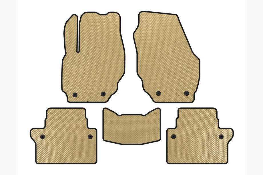 Volvo S80 2006-2016 рр. Килимки EVA (Бежевий) Image
