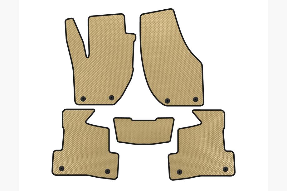 Volvo V40 2012- рр. Килимки EVA (2016+, HB, Бежевий) Image