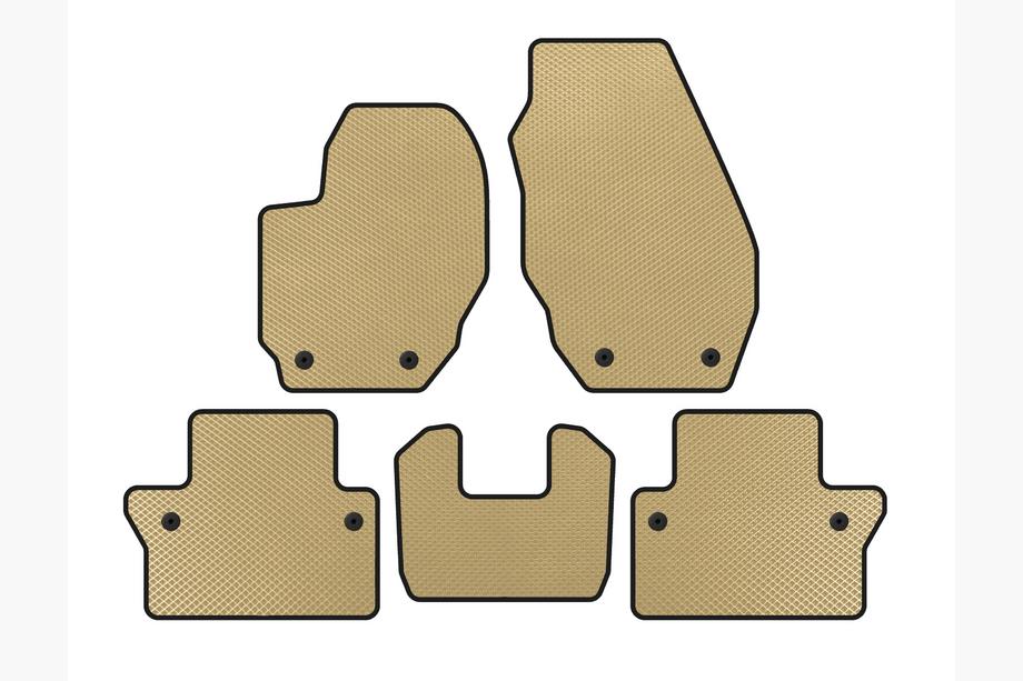 Volvo V70 2007-2013 рр. Килимки EVA (Бежевий) Image