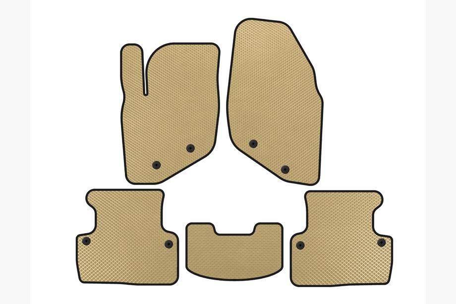 Volvo V70 2000-2007 рр. Килимки EVA (Бежевий) Image