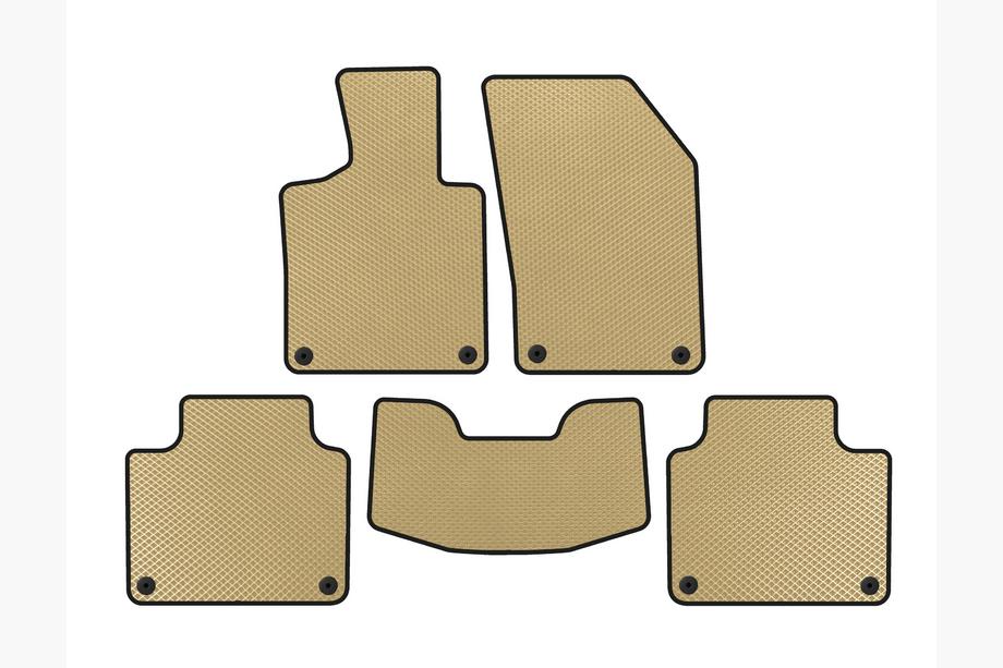 Volvo V90 1997-1998 рр. Килимки EVA (SW, Бежевий) Image