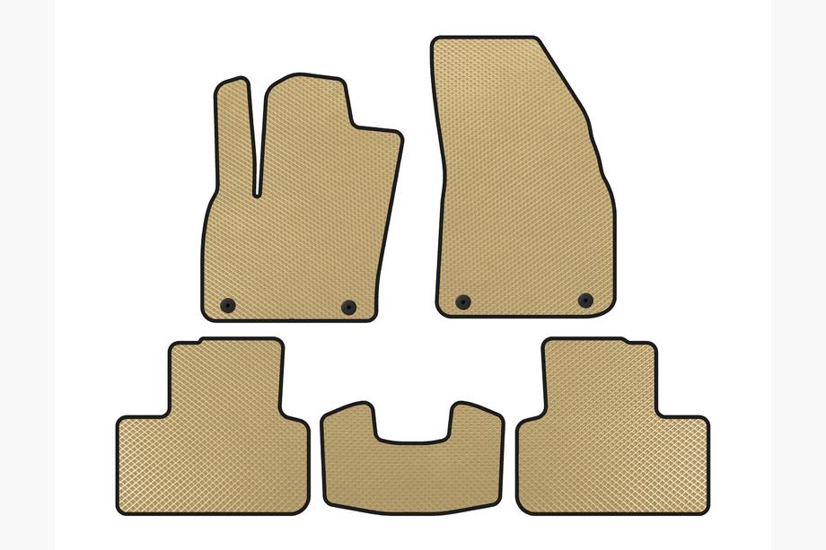 Volvo XC40 2018- рр. Килимки EVA (Бежевий) Image