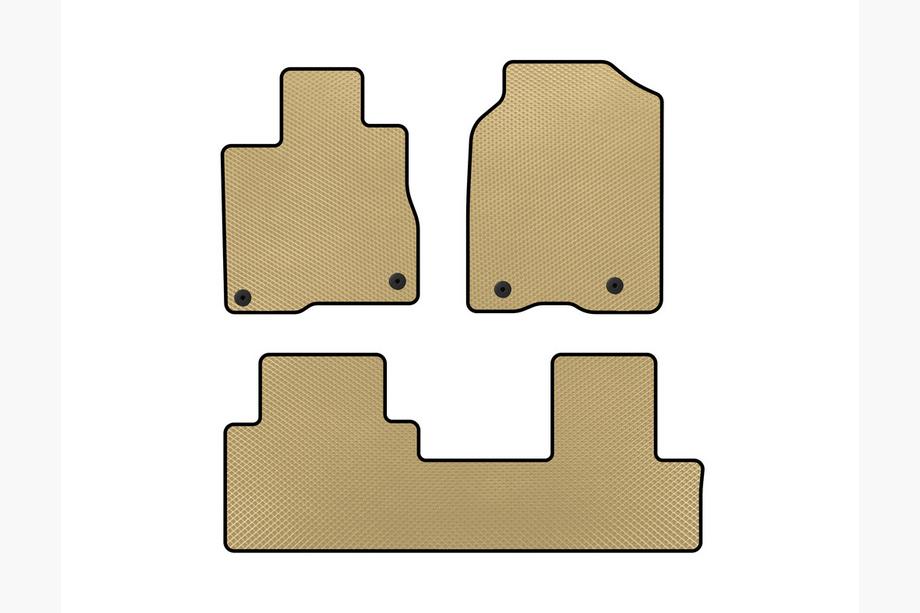 Acura MDX 2001-2006 рр. Килимки EVA (Бежевий) Image