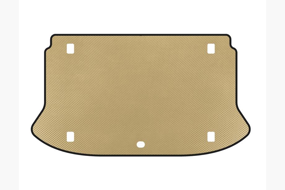 Hyundai Venue 2019- рр. Килимок в багажник EVA (Бежевий) Image