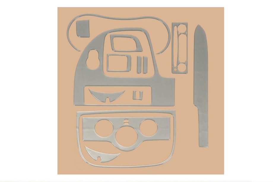 Renault Kangoo 2008-2020 рр. Накладки на панель Карбон Фото 10