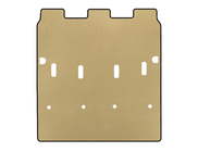 Peugeot Partner/Rifter 2019- рр. Килимок в багажник EVA (7-ми місний/Довга база, Бежевий) фото 1