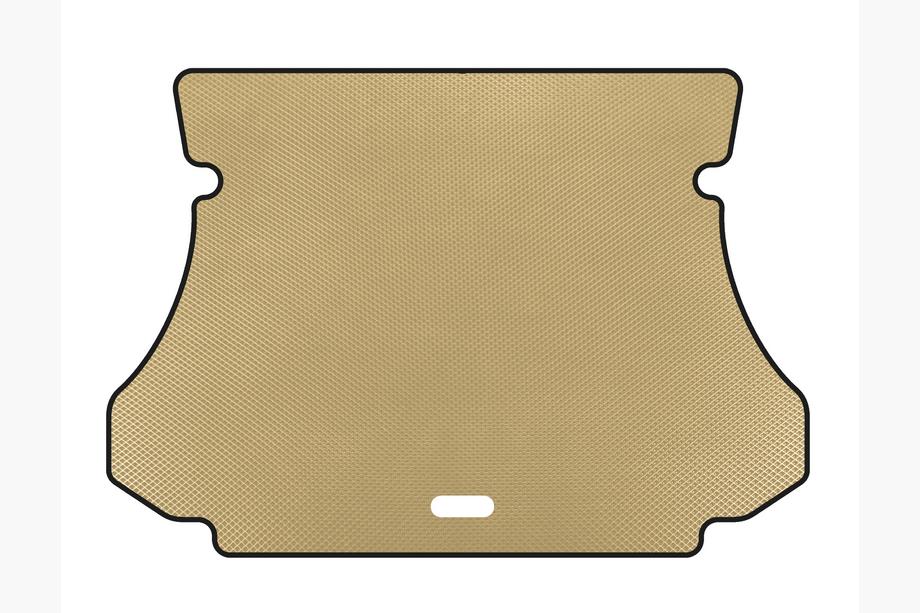 Hyundai Santa Fe 1 2000-2006 рр. Килимок в багажник (Бежевий) Image