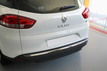Renault Clio IV 2012-2019 рр. Кромка бампера (SW, нерж) фото 1