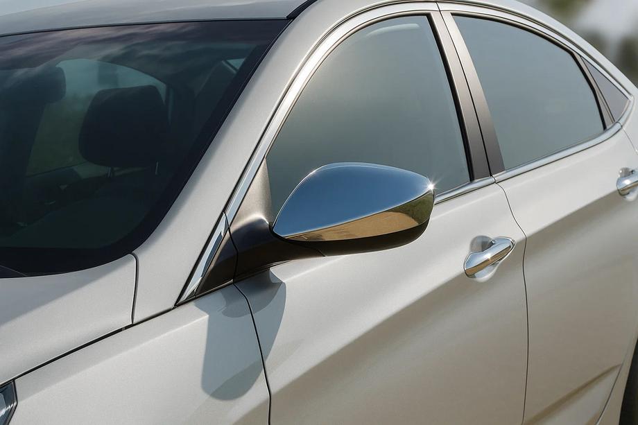 Hyundai Elantra (MD/UD) 2011-2015 рр. Накладки на дзеркала без повторювача (2 шт., нерж.) Фото 1