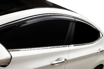 Hyundai Elantra (MD/UD) 2011-2015 рр. Повна окантовка стекол (10 шт, нерж.) фото 1