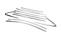 Hyundai IX-35 2010-2015 рр. Комплект хром окантовки кругом вікон (10 шт, нерж.) фото 4