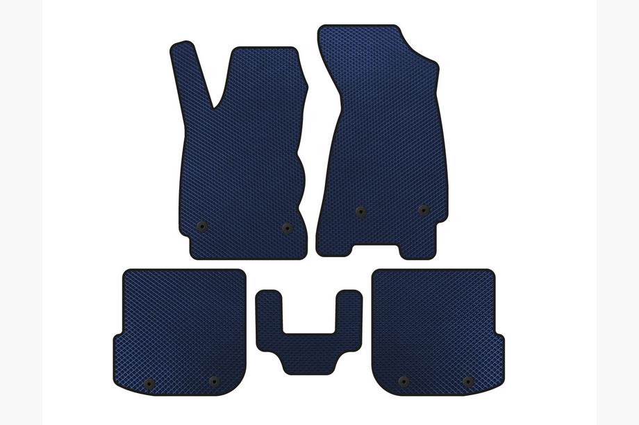 Audi A4 B5 1994-2001 рр. Килимки EVA (SD, Синій) Image