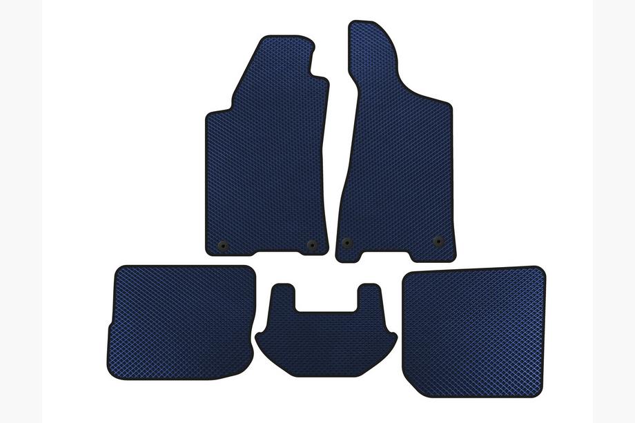 Audi 80/90 1987-1996 рр. Килимки EVA (1991-1996, SD, Синій) Image