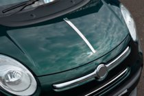 Fiat 500/500L 2013-2022 рр. Смужка на капот (нерж.) фото 3