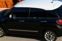 Fiat 500/500L 2013-2022 рр. Молдинг скла (6 шт, нерж.) фото 9