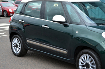 Fiat 500/500L 2013-2022 рр. Молдинг скла (6 шт, нерж.) фото 3