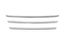 Hyundai I-40 2011-2019 рр. Накладки на решітку (3 шт, нерж.) фото 2