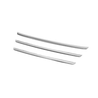 Накладки на решітку (3 шт, нерж.) фото 4