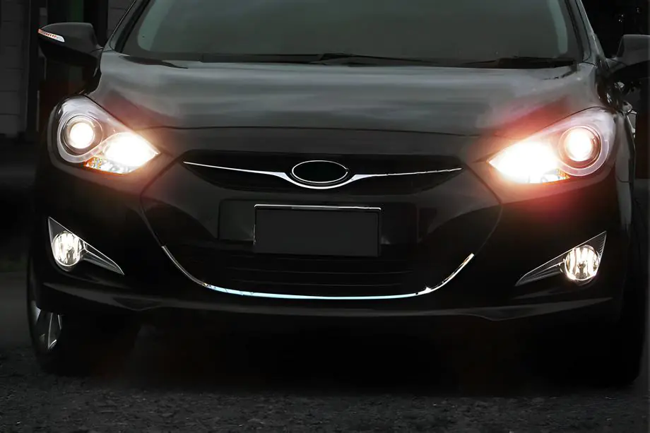 Hyundai I-40 2011-2019 рр. Обведення решітки (1 шт, нерж) Image