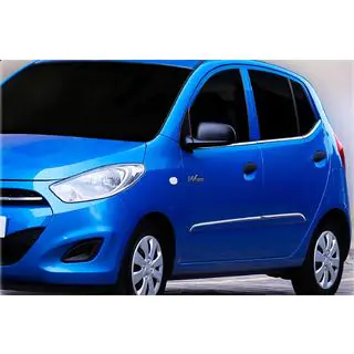 Окантовка вікон (6 шт, нерж.) Hyundai I-10 2008-2013 рр. фото 1