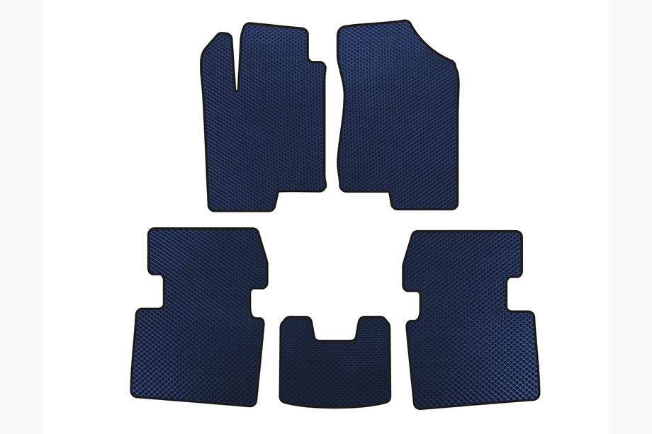 Hyundai Sonata NF 2004-2009 рр. Килимки EVA (Синій) Image