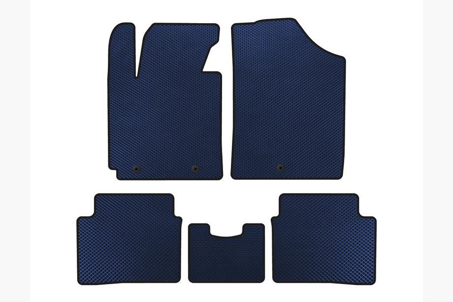 Hyundai Veloster 2011-2017 рр. Килимки EVA (Синій) Image