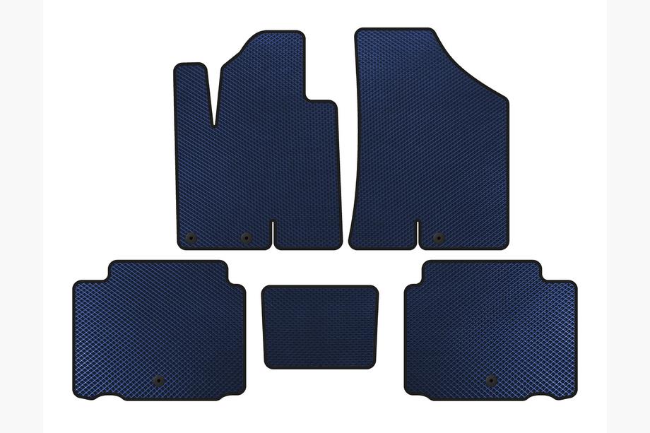 Hyundai IX55 2007-2012 рр. Килимки EVA (Синій) Image