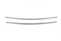 Hyundai I-20 2012-2014 рр. Смужки на решітку (2 шт, нерж.) фото 2