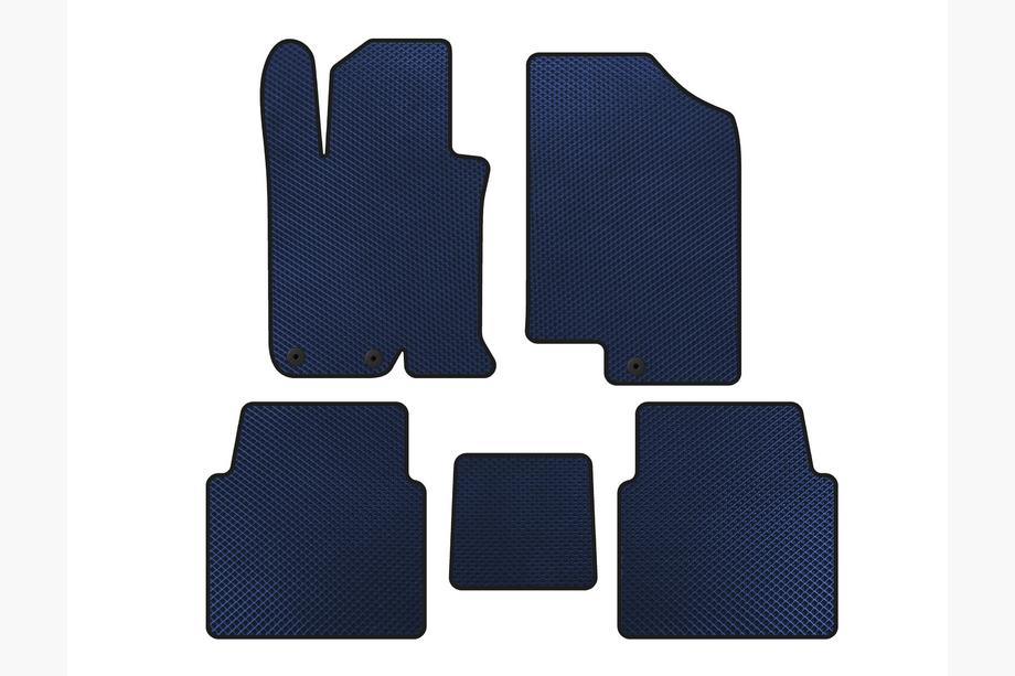 Kia Optima 2010-2016 рр. Килимки EVA V-1 (SD, Синій) Image