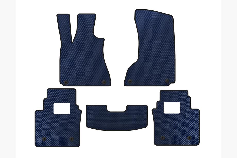 Maserati Quattroporte 2013-2023 рр. Килимки EVA (SD, Синій) Image