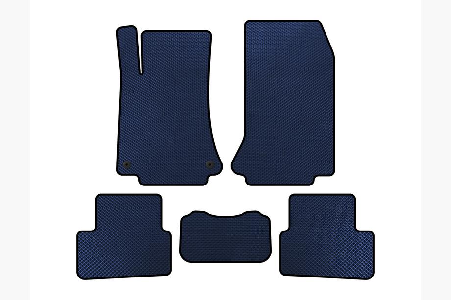 Mercedes A-сlass W176 2012-2018 рр. Килимки EVA (Синій) Image