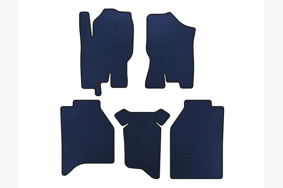 Nissan Navara 2006-2015 рр. Килимки EVA (Синій) Image