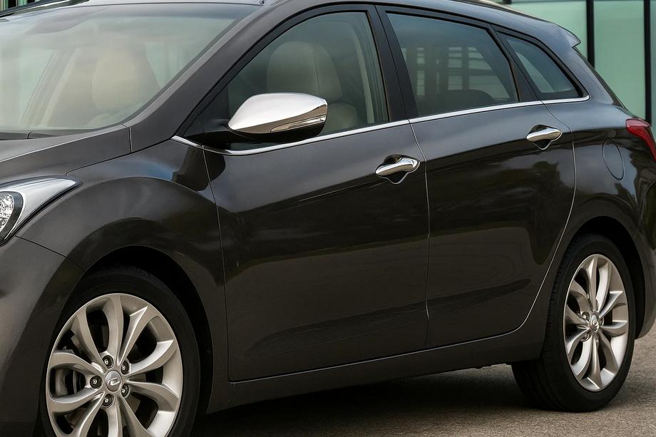 Hyundai I-30 2012-2017 рр. Молдинг бічних стекол (SW, нерж) Image