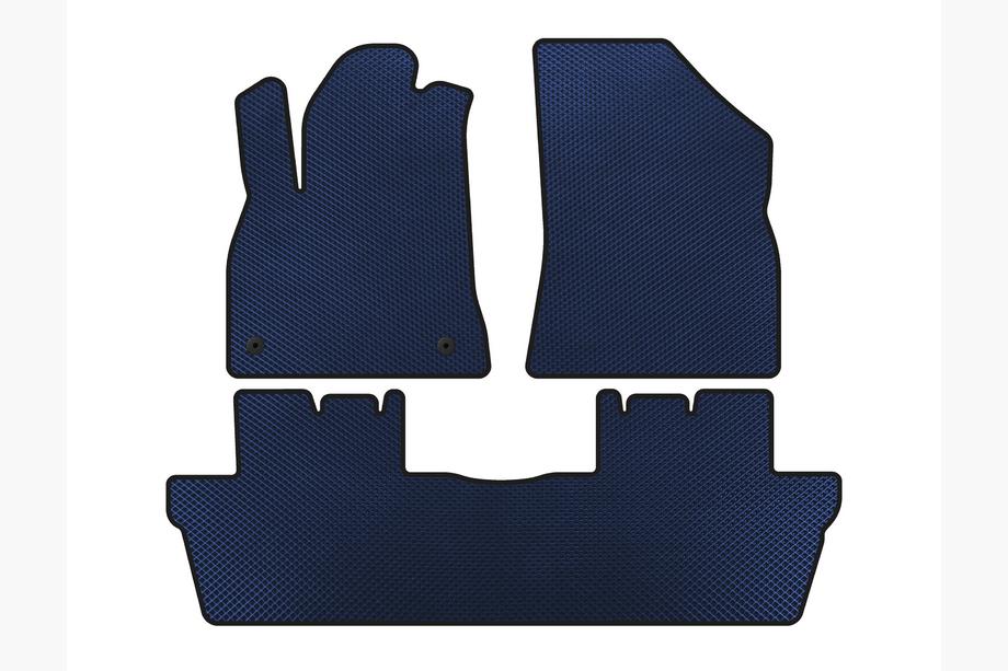 Peugeot 5008 2009-2016 рр. Килимки EVA (Синій) Image