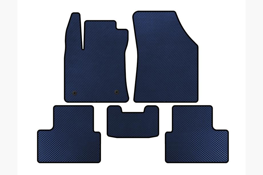 Renault Megane IV 2016-2025 рр. Килимки EVA (SD, Синій) Image