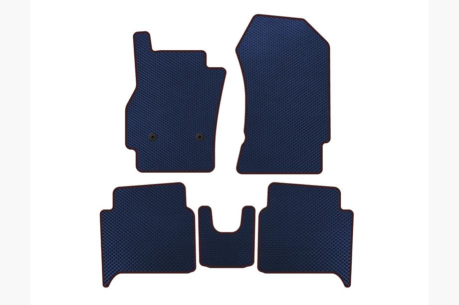 Renault Zoe 2012-2019 рр. Килимки EVA (HB, Синій) Image