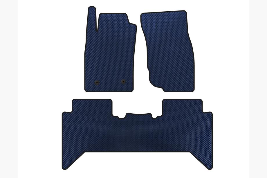Toyota Hilux 2006-2015 рр. Килимки EVA V2 (Синій) Фото 1