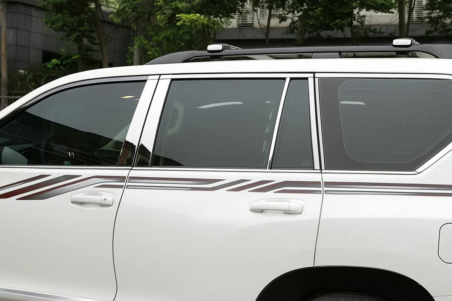 Toyota Land Cruiser Prado 150 2009-2023 рр. Молдинг дверних стійок (8 шт, нерж) Image