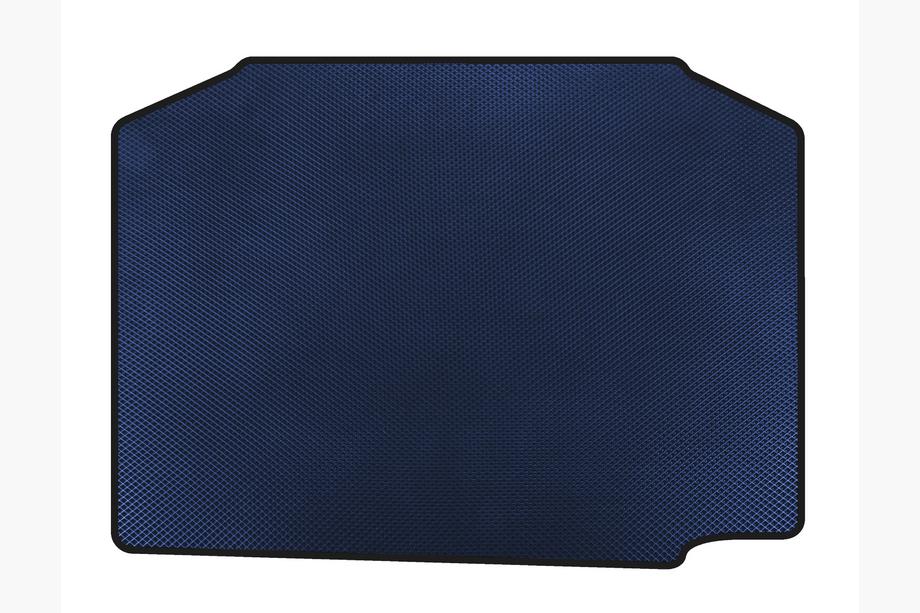 Skoda Fabia 2007-2014 рр. Килимок в багажник (HB, Синій) Image