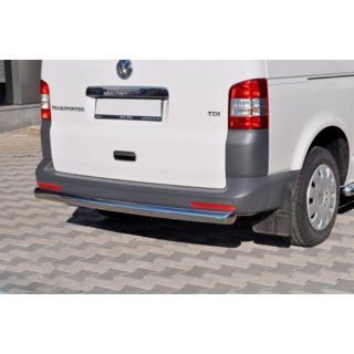 Задня дуга AK002 (нерж) Volkswagen T5 Caravelle 2004-2010 рр. фото 3