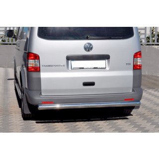 Задня дуга AK002 (нерж) Volkswagen T5 2010-2015 рр. фото 3