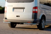 Volkswagen T5 Multivan 2003-2010 рр. Задні куточки AK003 (2 шт., нерж) фото 11