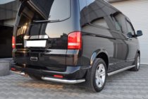 Volkswagen T5 Caravelle 2004-2010 рр. Задні куточки AK003 (2 шт., нерж) фото 4