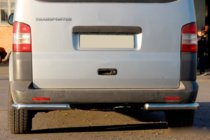 Volkswagen T5 Caravelle 2004-2010 рр. Задні куточки AK003 (2 шт., нерж) фото 5