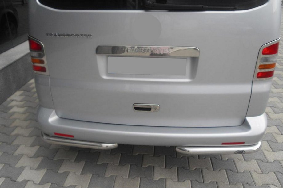 Volkswagen T5 2010-2015 рр. Задні куточки AK003 (2 шт., нерж) Image