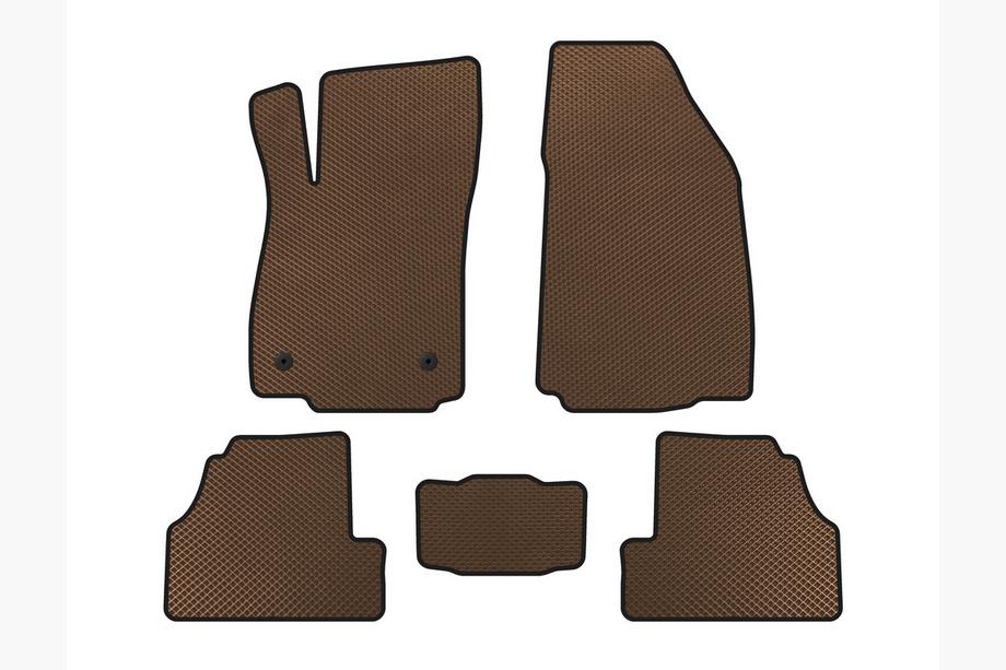 Chevrolet Trax 2012-2023 рр. Килимки EVA (2012-2019, Коричневий) Image
