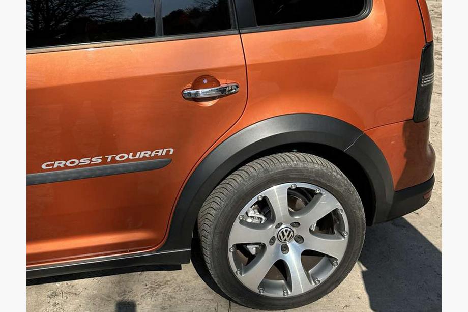 Volkswagen Touran 2010-2015 рр. Накладки на ручки (4 шт, нерж) OmsaLine - Італійська нержавійка Фото 3